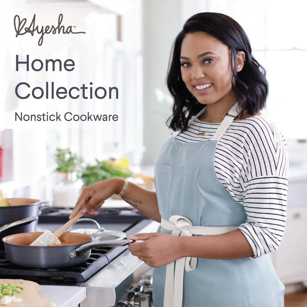 Home Collection 4.5 Qt. Hard Anodized Aluminum Covered Saucepot by Ayesha Curry - Image 9