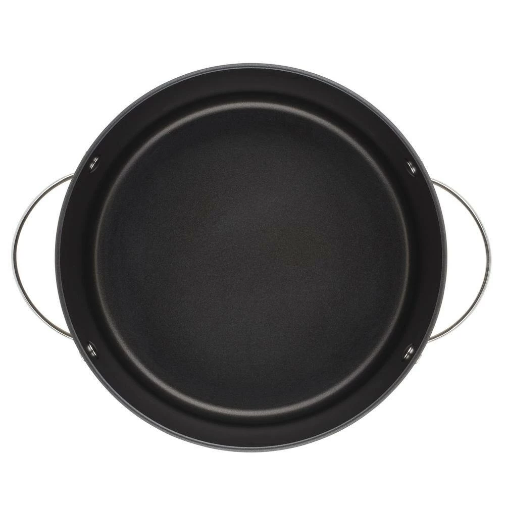 Professional 10 qt. Charcoal Hard Anodized Aluminum Nonstick Stockpot by Ayesha Curry - Image 3