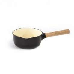 Ron 1.8 qt. Cast Iron Sauce Pan in Black by BergHOFF