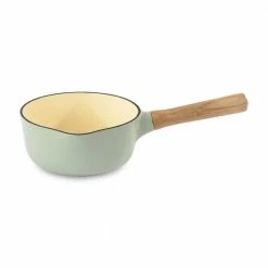 Ron 1.8 qt. Cast Iron Sauce Pan in Green by BergHOFF
