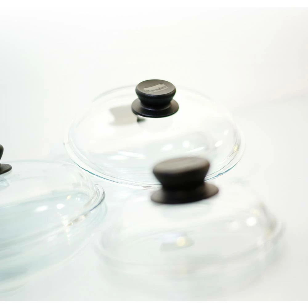 11.5 in. High Domed Pyrex Glass Lid by Berndes - Image 2