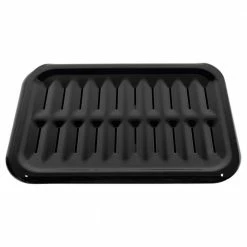 2-Piece Porcelain Heavy-Duty Broiler Pan and Grill Set by Certified Appliance Accessories