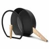 11 in. Cast Iron Skillet Nonstick Frying Pan in Black by CAMMEX