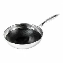 9.5 in. Hybrid Quick Release Chef's Pan in Stainless Steel by Black Cube