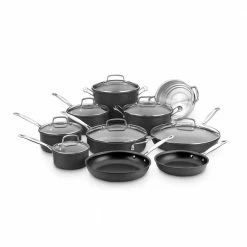 Chef's Classic 17-Piece Hard-Anodized Aluminum Nonstick Cookware Set in Black by Cuisinart