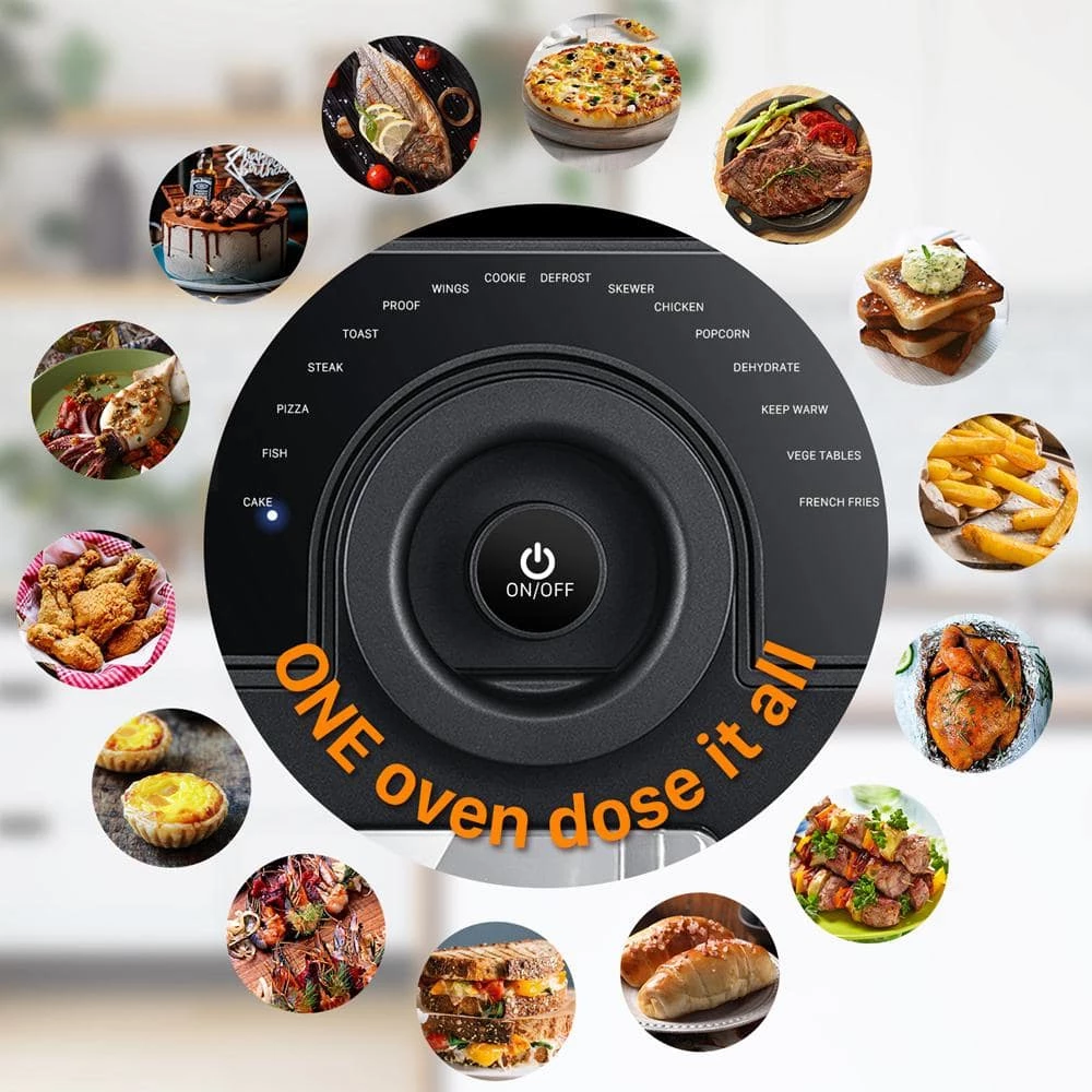 1-Piece Black Metal Oven by Unbranded - Image 4