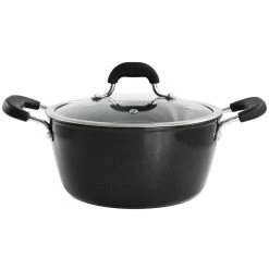 Arlington 4.5 qt. Aluminum Dutch Oven with Lid in Black by KENMORE