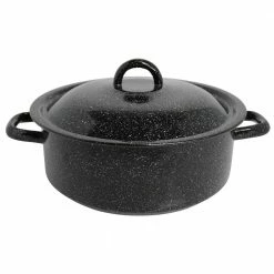 4. 5-qt. Black Enamel Steel Dutch Oven by Mirro