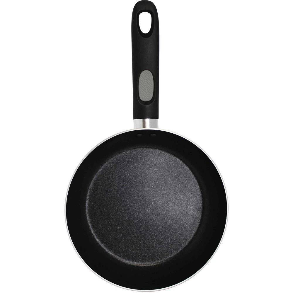 8 in. Aluminum Nonstick Frying Pan in Black with Glass Lid by Mirro - Image 2