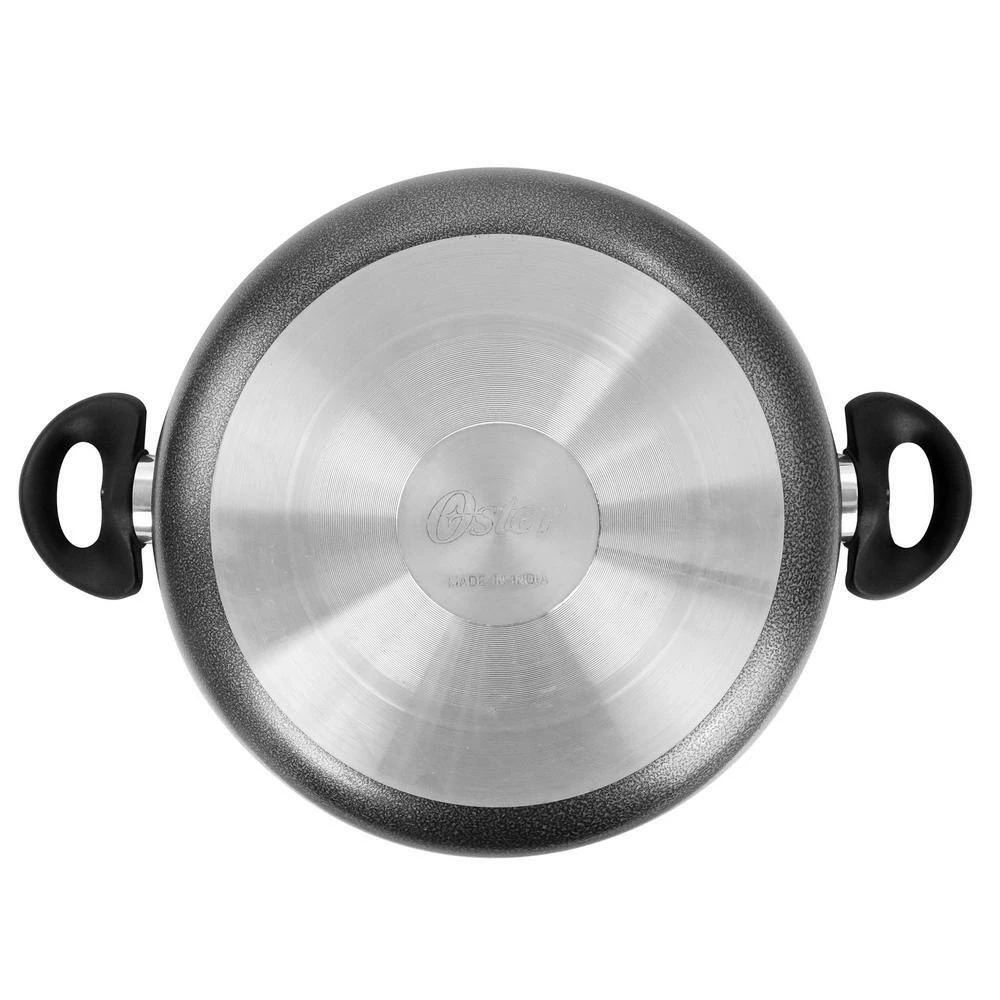 Pallermo 5 Qt Aluminum Dutch Oven with Lid in Charcoal by Oster - Image 5