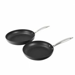 2-Piece Aluminum Induction Frying Pans Nonstick Set, 9.5" and 11" Set by OTHELLO