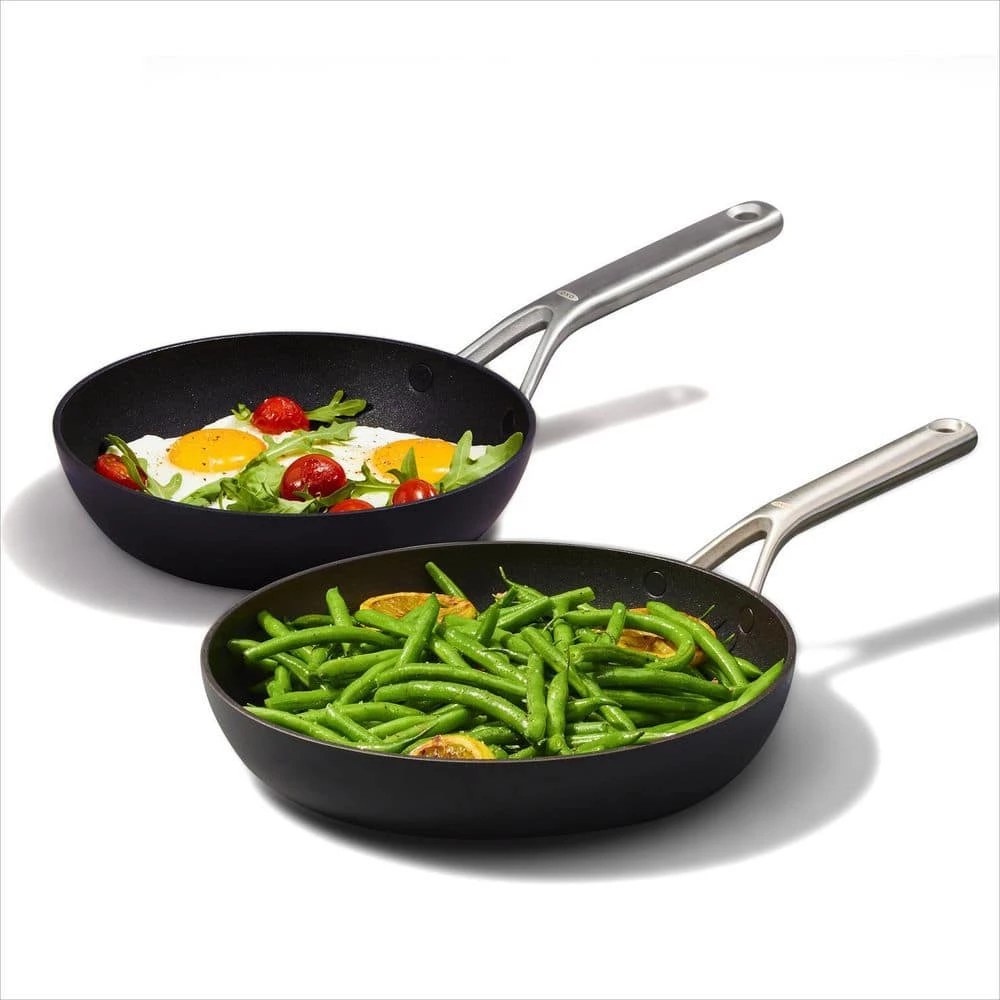 Ceramic Professional Non-Stick 2-Piece Frypan Set, 8 in. and 10 in. by OXO - Image 3