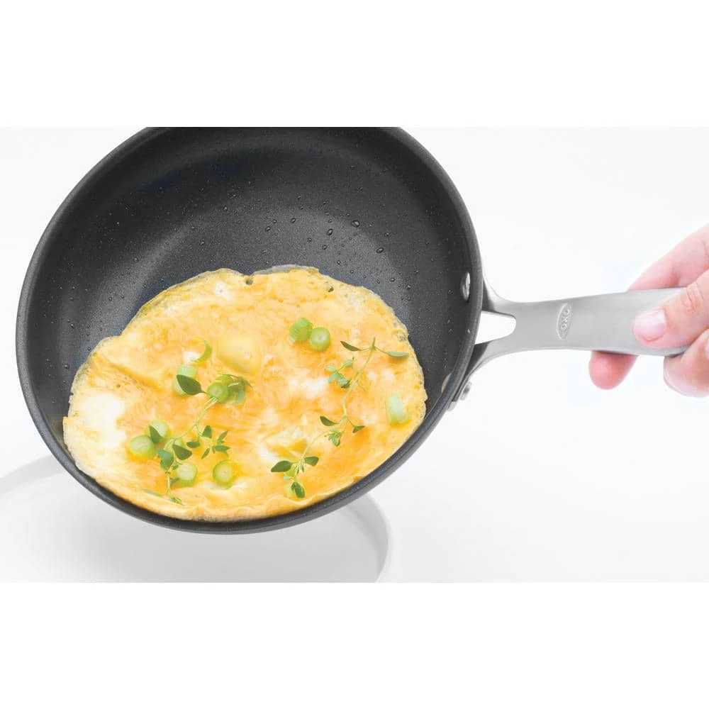 Good Grips 8 in. Hard-Anodized Aluminum Ceramic Nonstick Frying Pan in Black by OXO - Image 2