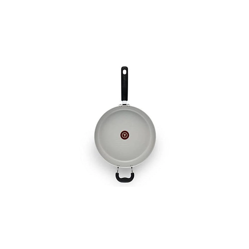 1- Piece Aluminum Jumbo Cooker Frying Pan Set With Lid by T-fal - Image 4