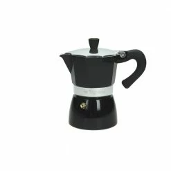 Coffee Star 6-Cup Black Cast Aluminum Coffee Maker by Tognana