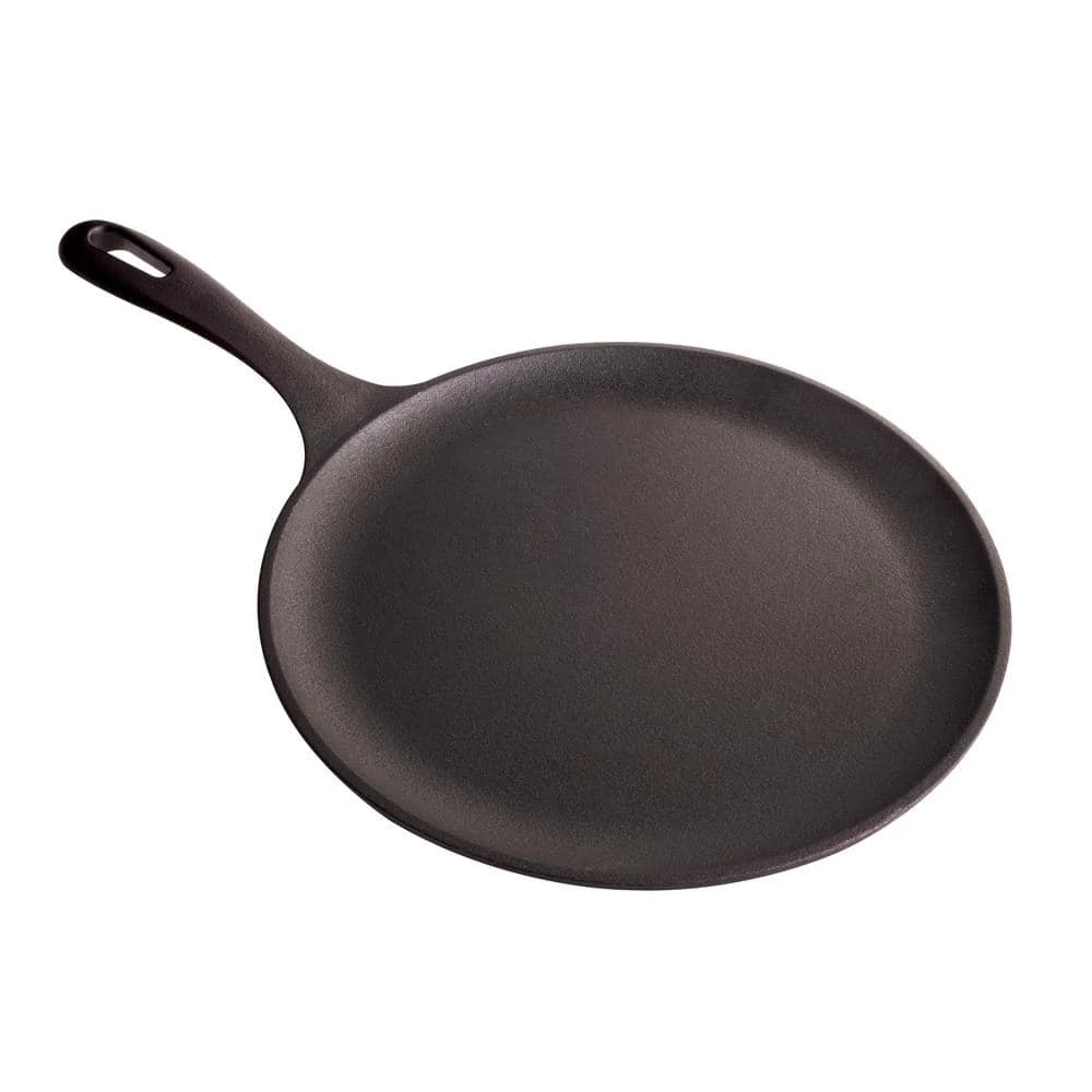 10.5 in. Cast Iron Comal Griddle and Crepe Pan, Seasoned by Victoria - Image 4