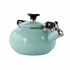1.5 Quart Enamel On Steel Whistling Tea Kettle in Blue by KENMORE