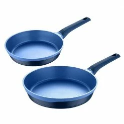 2-Piece Gastro Diamond Durable Cast Aluminum Fry Pan Set by MasterPRO