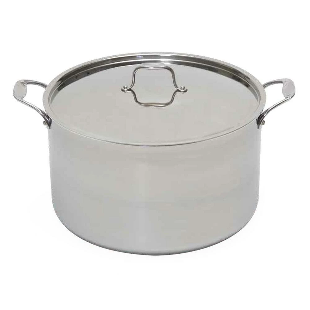 12 Qt. Full Tri-ply Body Professional Grade Stainless Steel Stock Pot by Camerons Products - Image 4