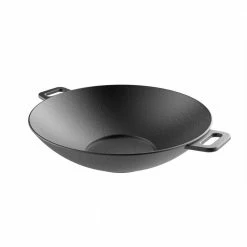 Cast Iron Wok with Handles by Classic Cuisine