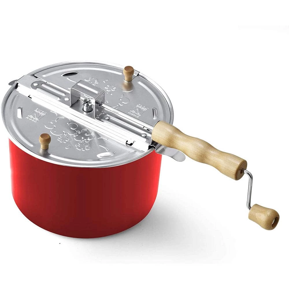 Aluminum Popcorn Popper in Red by Cook N Home