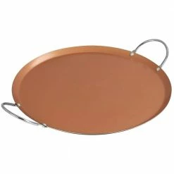Stonefire 14 in. Carbon Steel Non Stick Comal Grill Pan by Oster