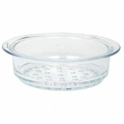 Tulipe 9.5 in. Glass Steamer without Lid by Cristel