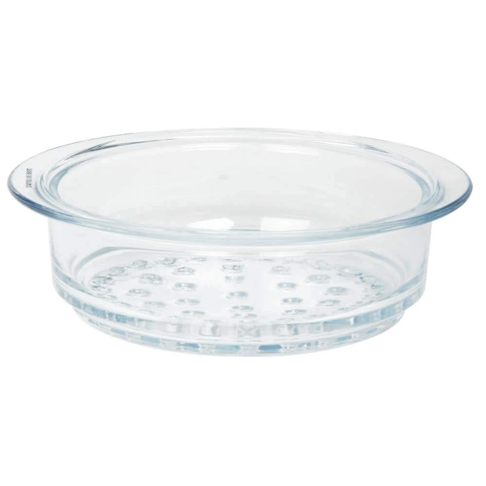 Tulipe 9.5 in. Glass Steamer without Lid by Cristel