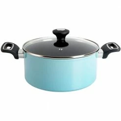 Everyday Bowcroft 5 qt. Aluminum Dutch Oven in Dusty Blue by MARTHA STEWART