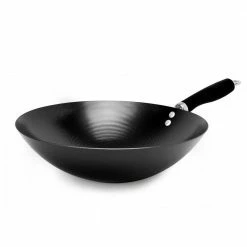 Hong Kong Chopstick House Aluminum Wok with Helper Handle by Ecolution