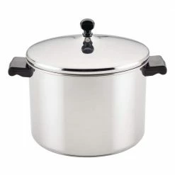 Classic Series 8 qt. Stainless Steel Nonstick Stock Pot with Lid by Farberware