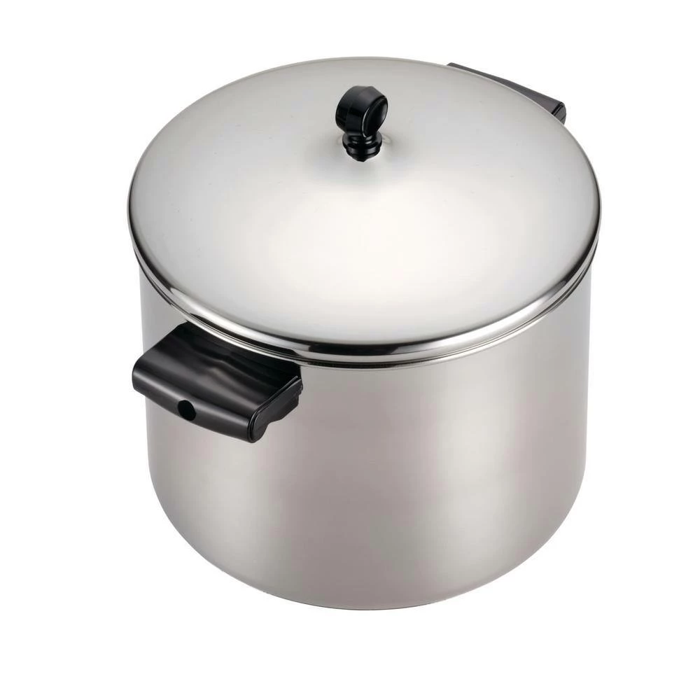 Classic Series 8 qt. Stainless Steel Nonstick Stock Pot with Lid by Farberware - Image 3