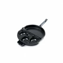 Non-Stick Carbon Steel Omelette Pan with Egg Poacher Set by Fox Run