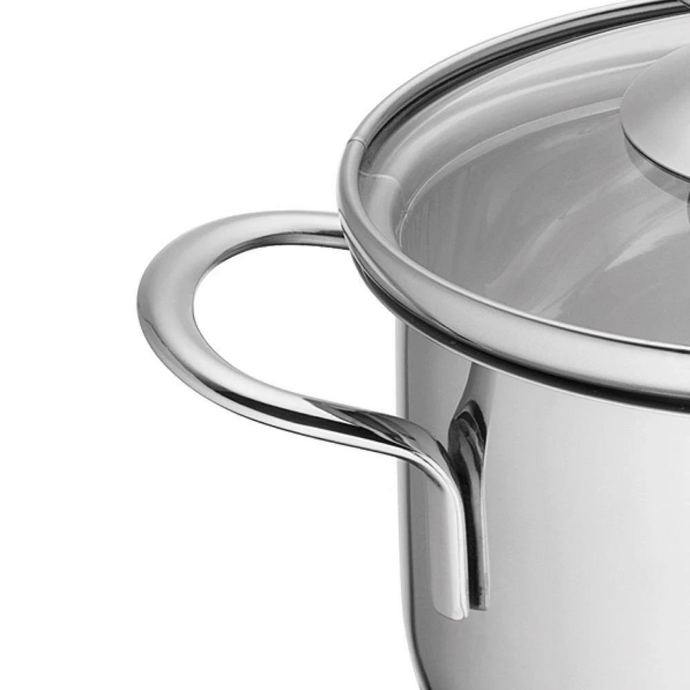 Kuchenprofi .7 qt. Stainless Steel Stock Pot with Glass Lid by Frieling - Image 3