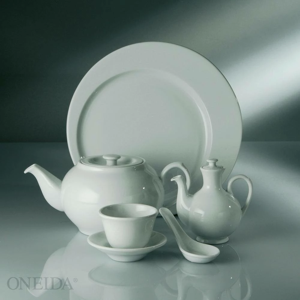 3-Cup Fusion Porcelain Teapots 21 oz. (Set of 24) by Oneida - Image 3