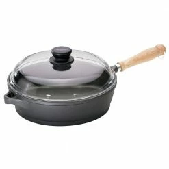 Tradition 2.5 qt. Cast Aluminum Nonstick Saute Pan in Gray with Glass Lid by Berndes