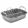17 in. x 13 in. Nonstick Bakeware Roaster with U-Rack by Circulon