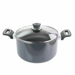 6 qt. Aluminum Dutch Oven in Black by Oster