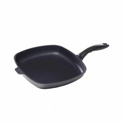 Classic Series 11 in. Cast Aluminum Nonstick Square Frying Pan in Gray by Swiss Diamond
