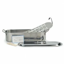 Endurance 4-Piece 18 in. Fish Poacher Set with Lid by RSVP International
