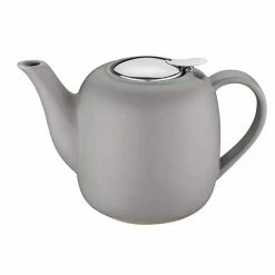 "London" Ceramic Teapot, Gray 50 fl. oz. by KUCHENPROFI