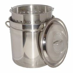 36 qt. Stainless Steel Stock Pot with Lid by King Kooker