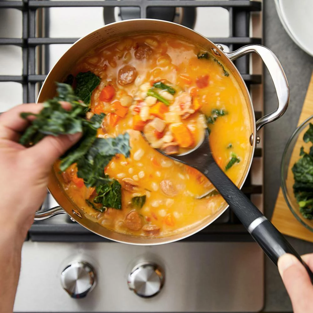 8 qt. Brushed Stainless Steel Stock Pot with Lid by KitchenAid - Image 10