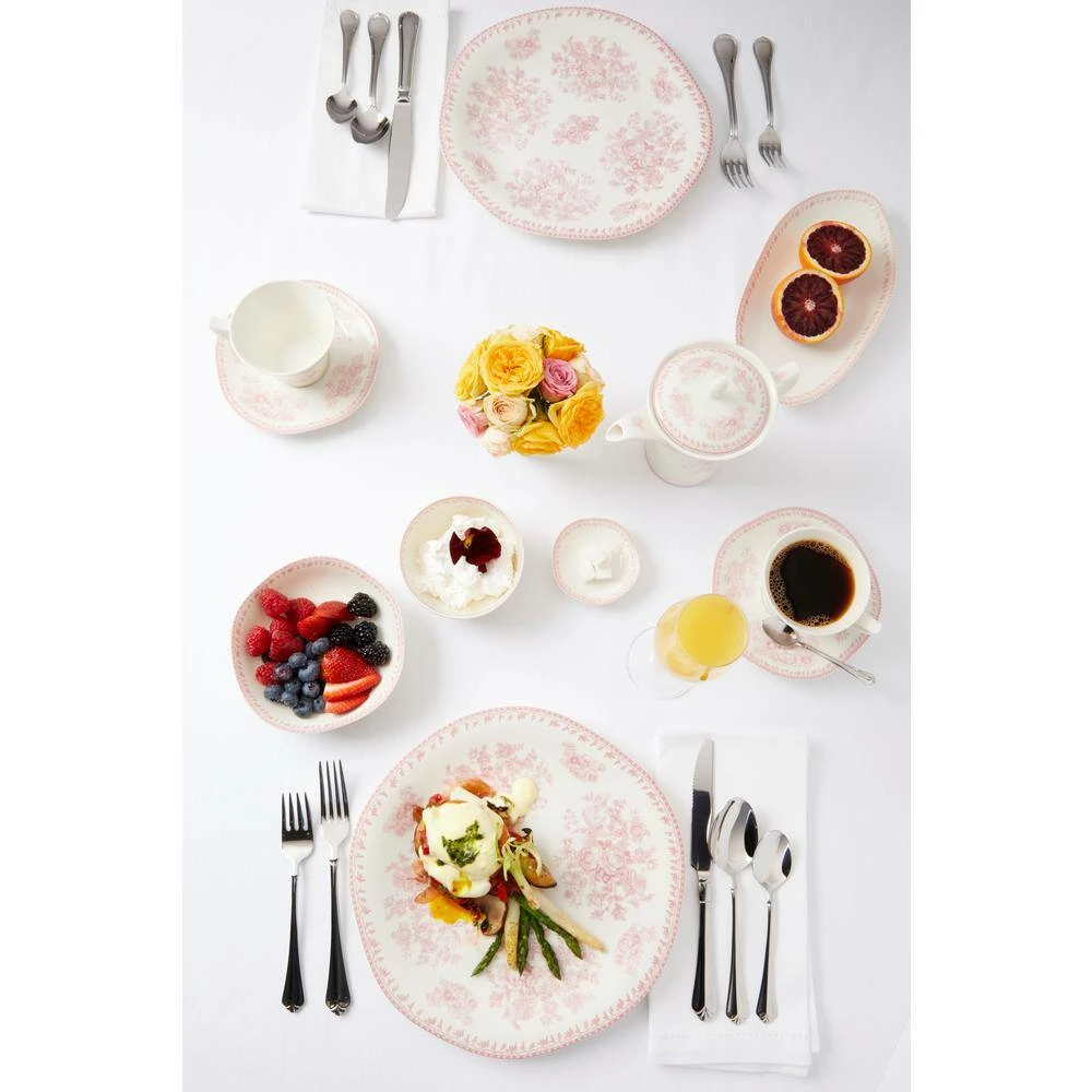 12 oz. Pink Porcelain Pink Tea Pots with Lid (Set of 12) by Oneida - Image 3