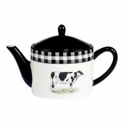 5-Cup Earthenware On the Farm Teapot by Certified International