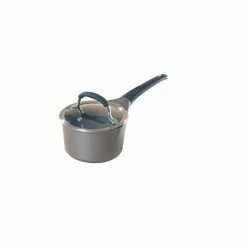 Pro Cast 1.5 qt. Cast Aluminum Nonstick Sauce Pot in Gray with Glass Lid by Nordic Ware
