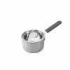 Restaurant 1.5 qt. Aluminum Nonstick Sauce Pan in Silver with Lid by Nordic Ware