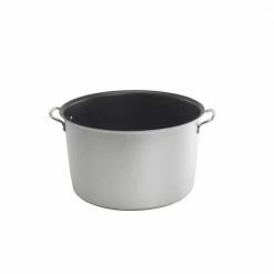 16 qt. Steel Nonstick Stock Pot in Stainless Steel by Nordic Ware