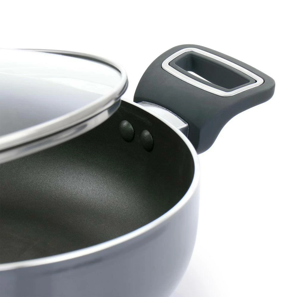 Legacy 5 qt. Gray Aluminum Nonstick Everyday Pan by Oster - Image 4