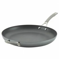 Elementum 14 in. Hard-Anodized Aluminum Nonstick Skillet in Oyster Gray by Circulon